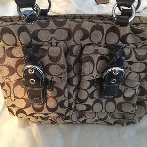 Coach canvas bag